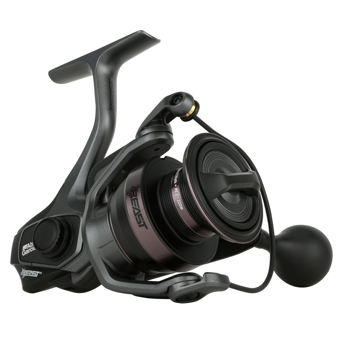 ABU GARCIA Beast 4000 front view reel, ready for big bait and big fish.
