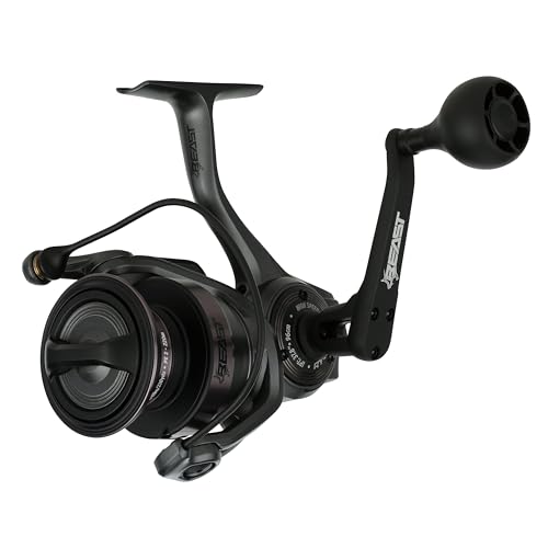 ABU GARCIA Beast 4000 rear profile reel, showing rugged construction.
