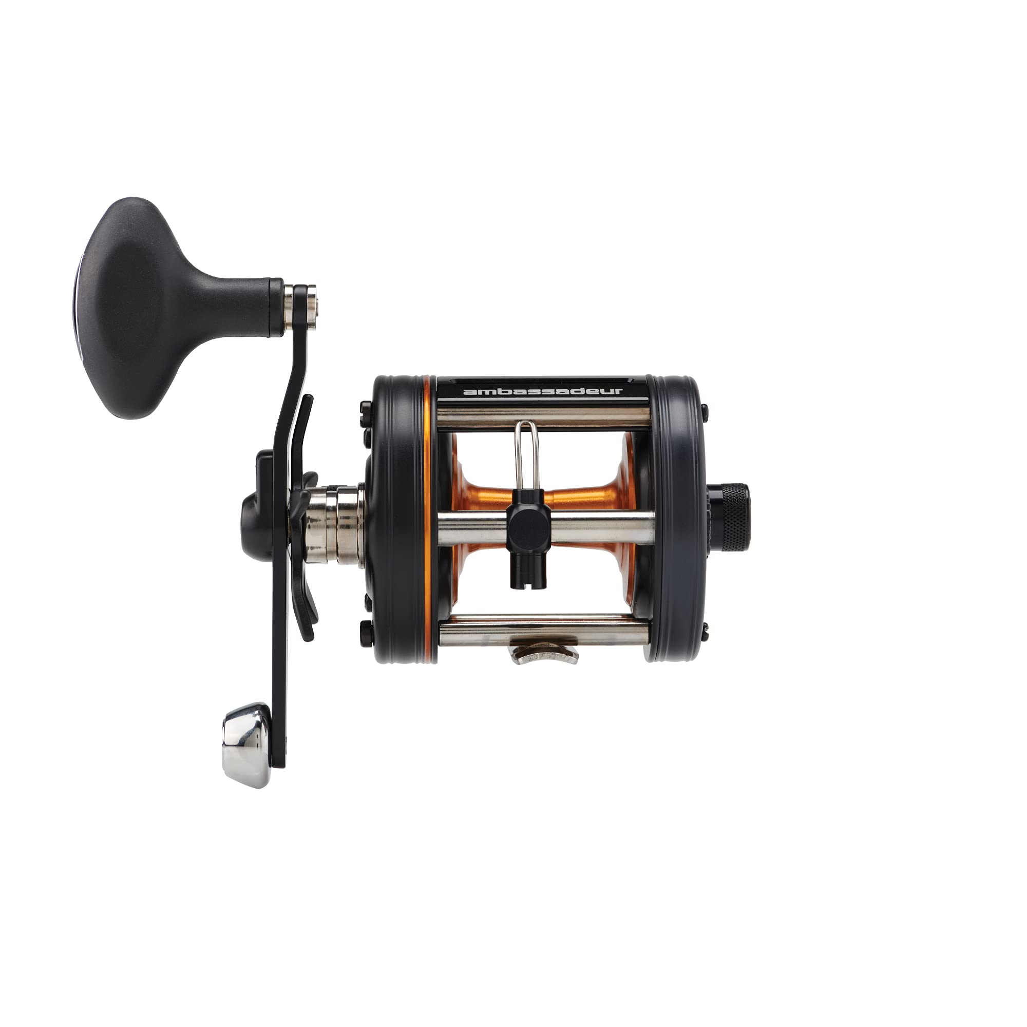 Abu Garcia Catfish Pro six-pin brake detail for controlled casting