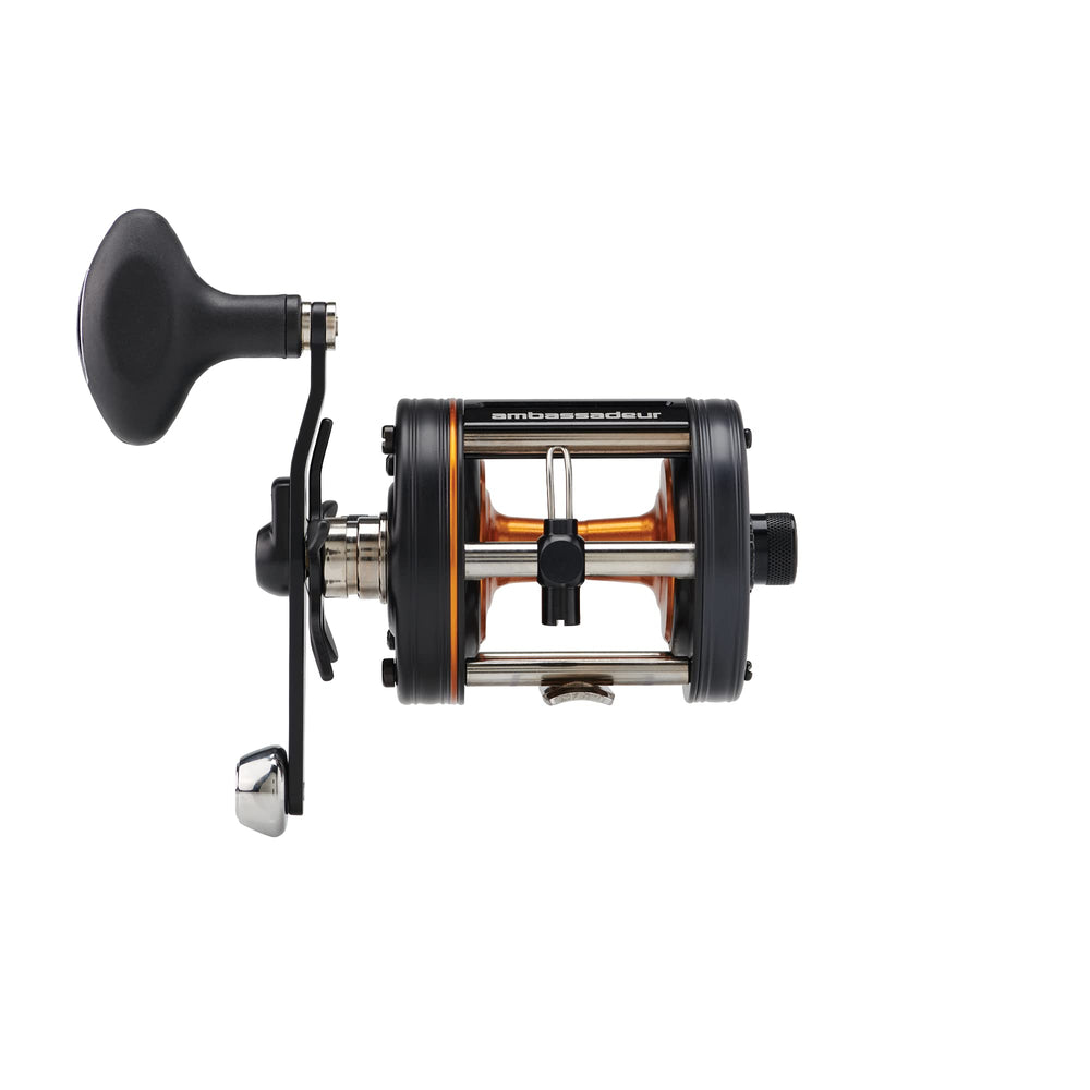 Abu Garcia Catfish Pro six-pin brake detail for controlled casting