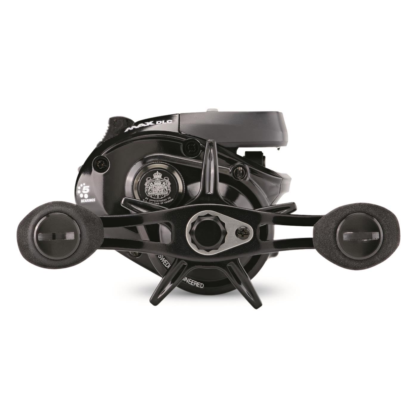 Abu Garcia Max Digital Line-Counter drag-star detail highlights strong carbon fiber drag and smooth adjustment.