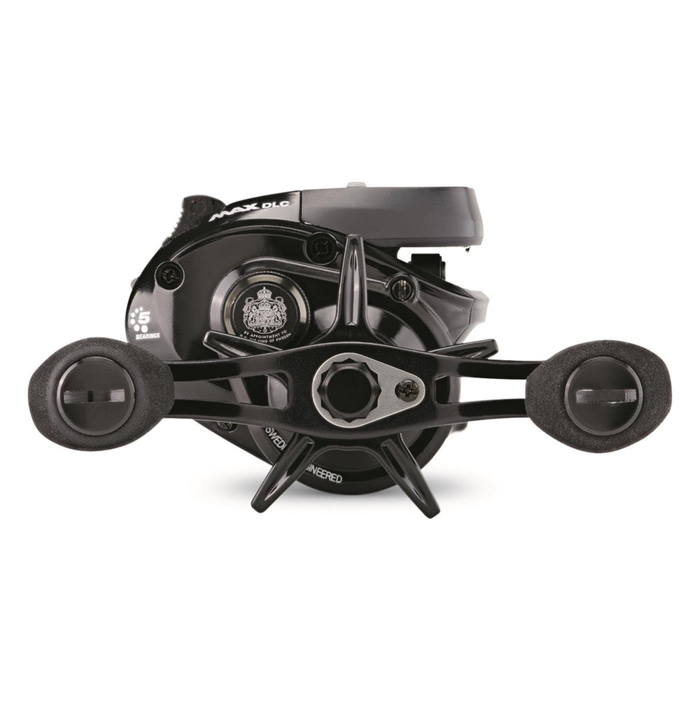 Abu Garcia Max Digital Line-Counter drag-star detail highlights strong carbon fiber drag and smooth adjustment.
