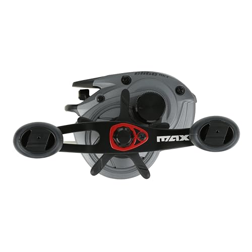 Abu Garcia Max Elite carbon body and sideplates highlight lightweight strength