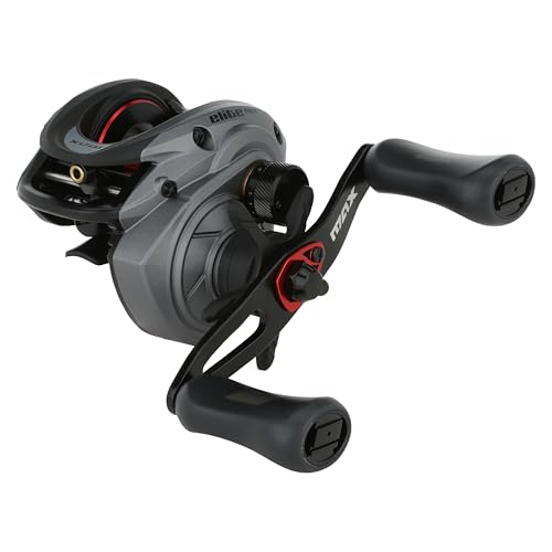 Abu Garcia Max Elite left hand reel with ergonomic handle for precise casting