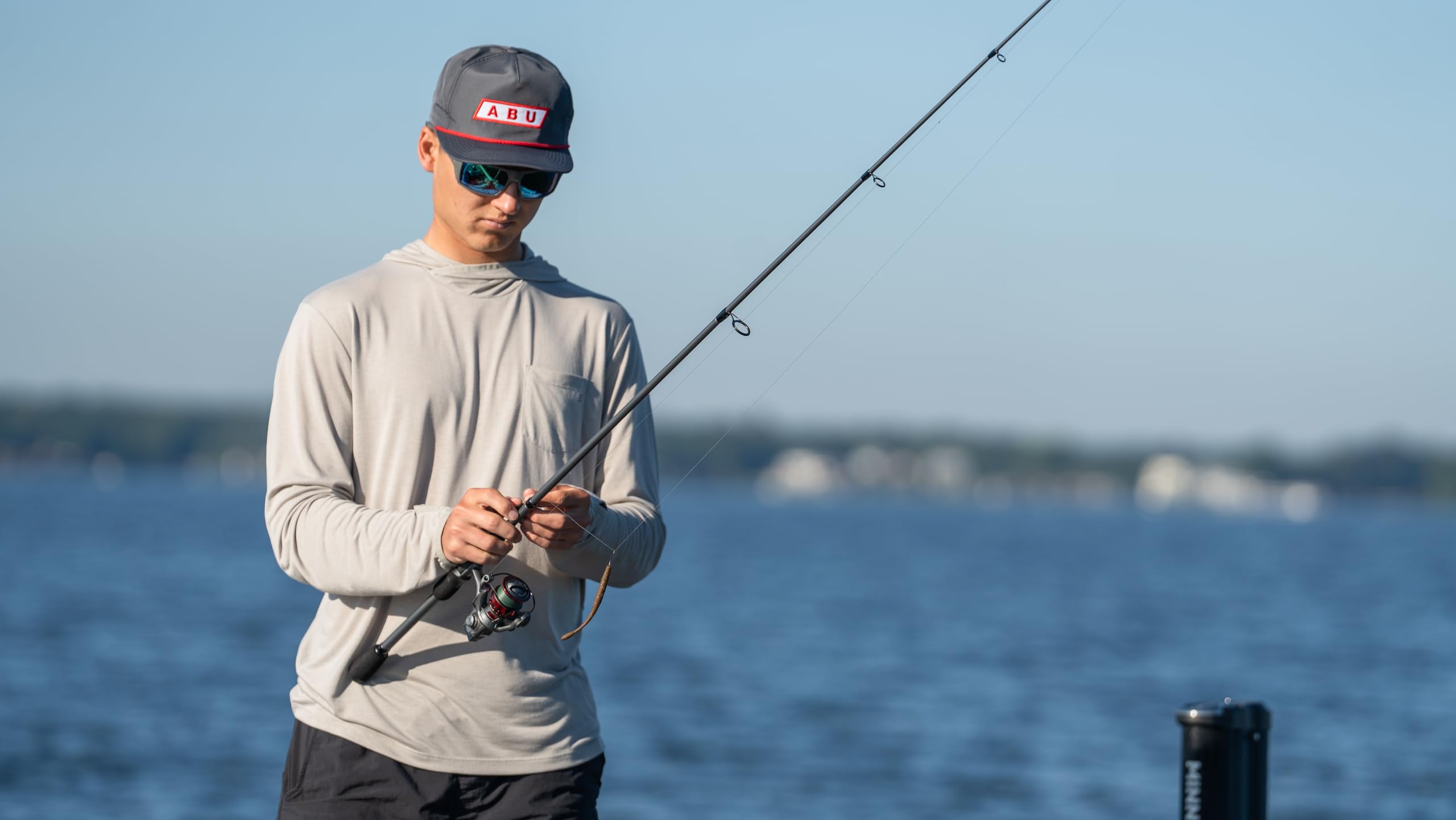 Abu Garcia Max Elite Rocket Line Management keeps line tidy and organized.