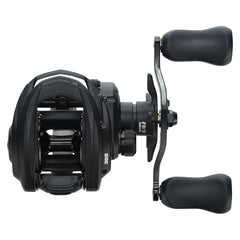 Abu Garcia Max Predator LP gear mechanism reveals robust brass gears.