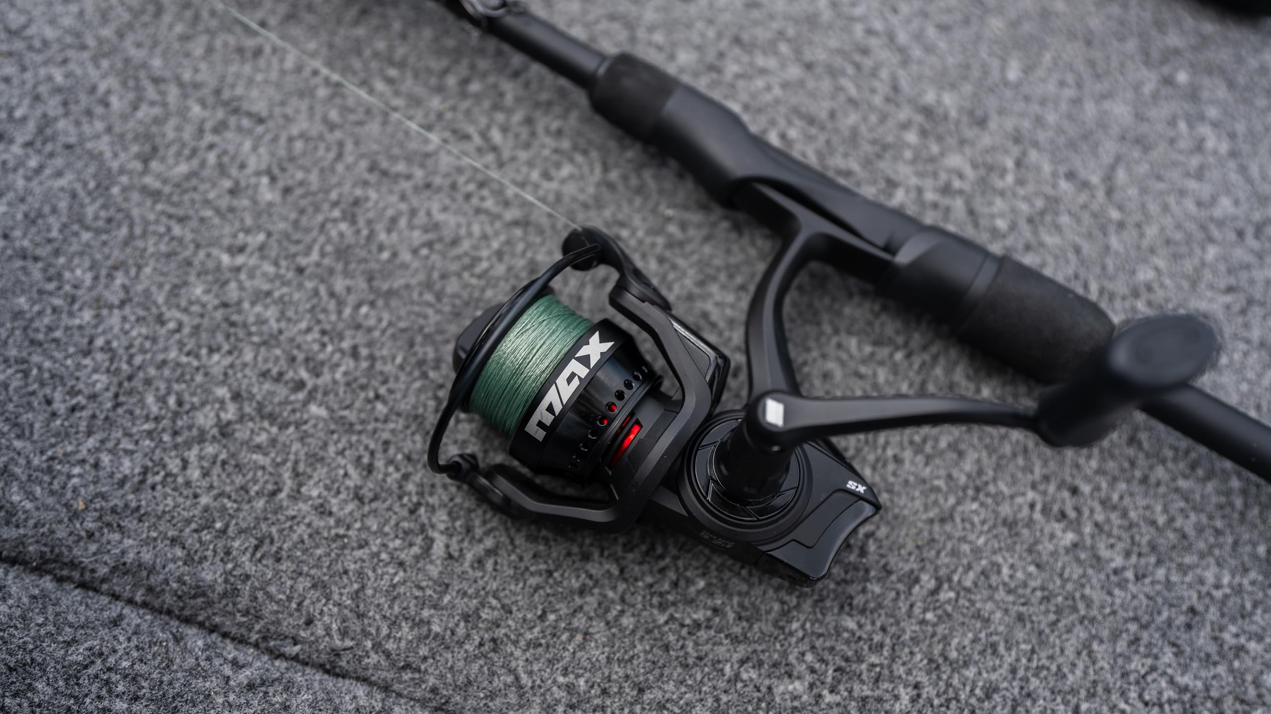 Abu Garcia Max SX 6+1 bearings assembly indicating ultra-smooth operation