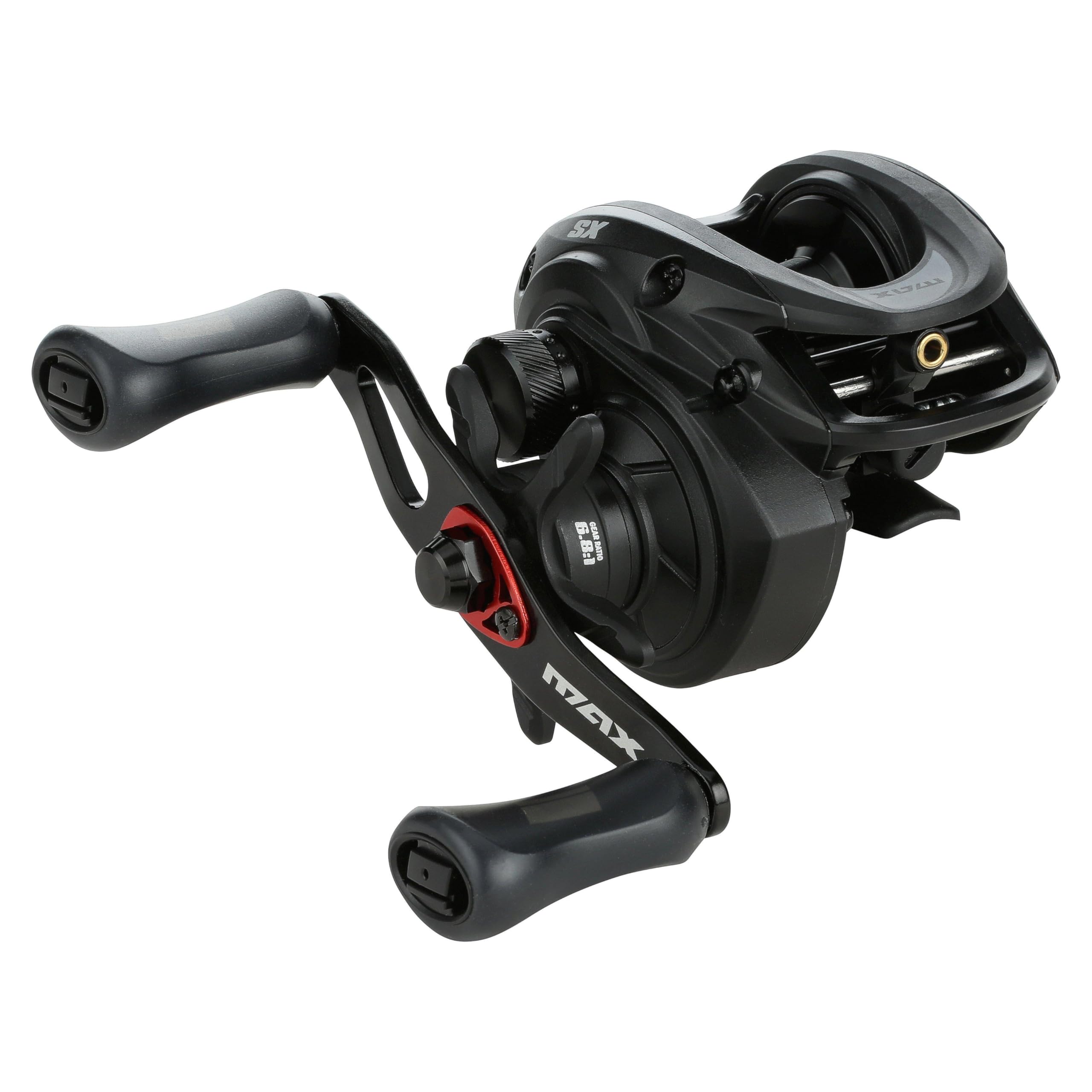 Abu Garcia Max SX eight bearings with MagTrax braking for precise control.