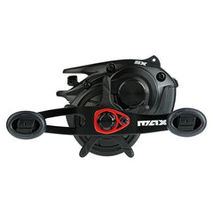 Graphite body and sideplates of Abu Garcia Max SX for reduced weight and durability.