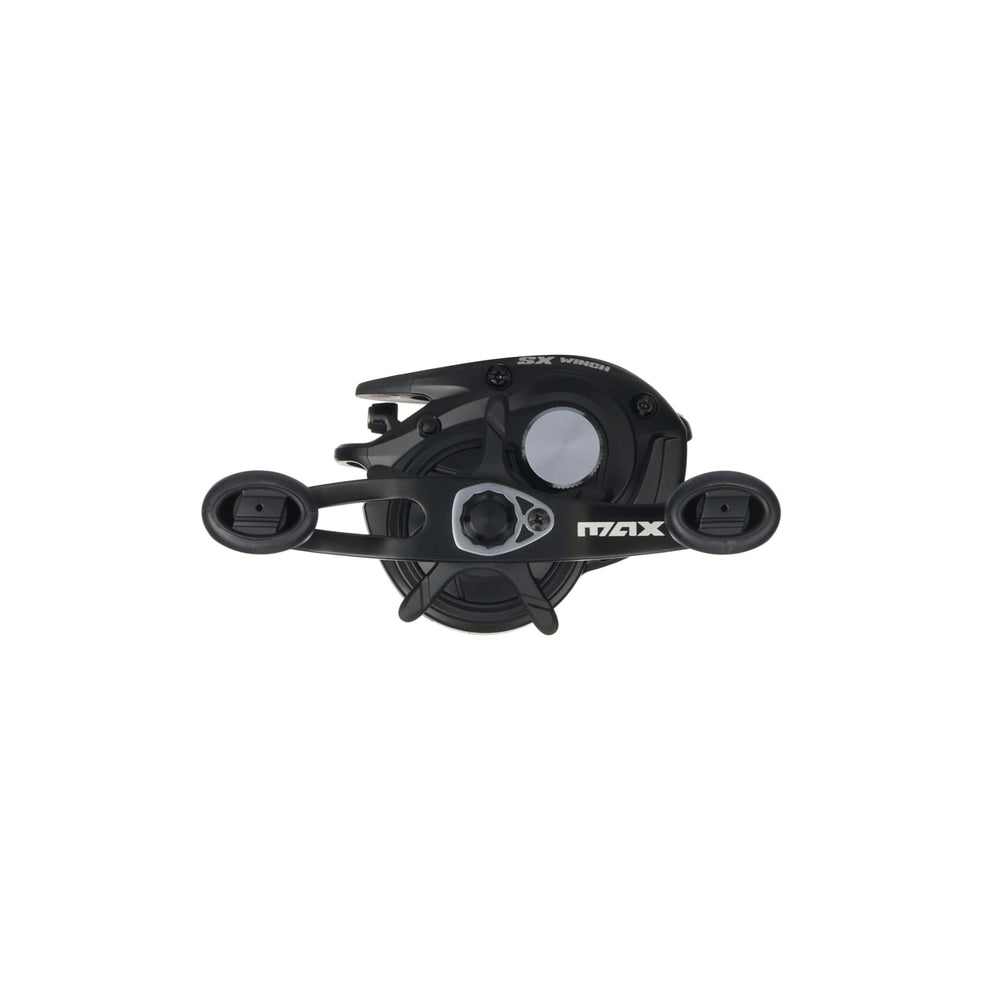 Abu Garcia Max SX Winch graphite body and sideplates deliver lightweight durability