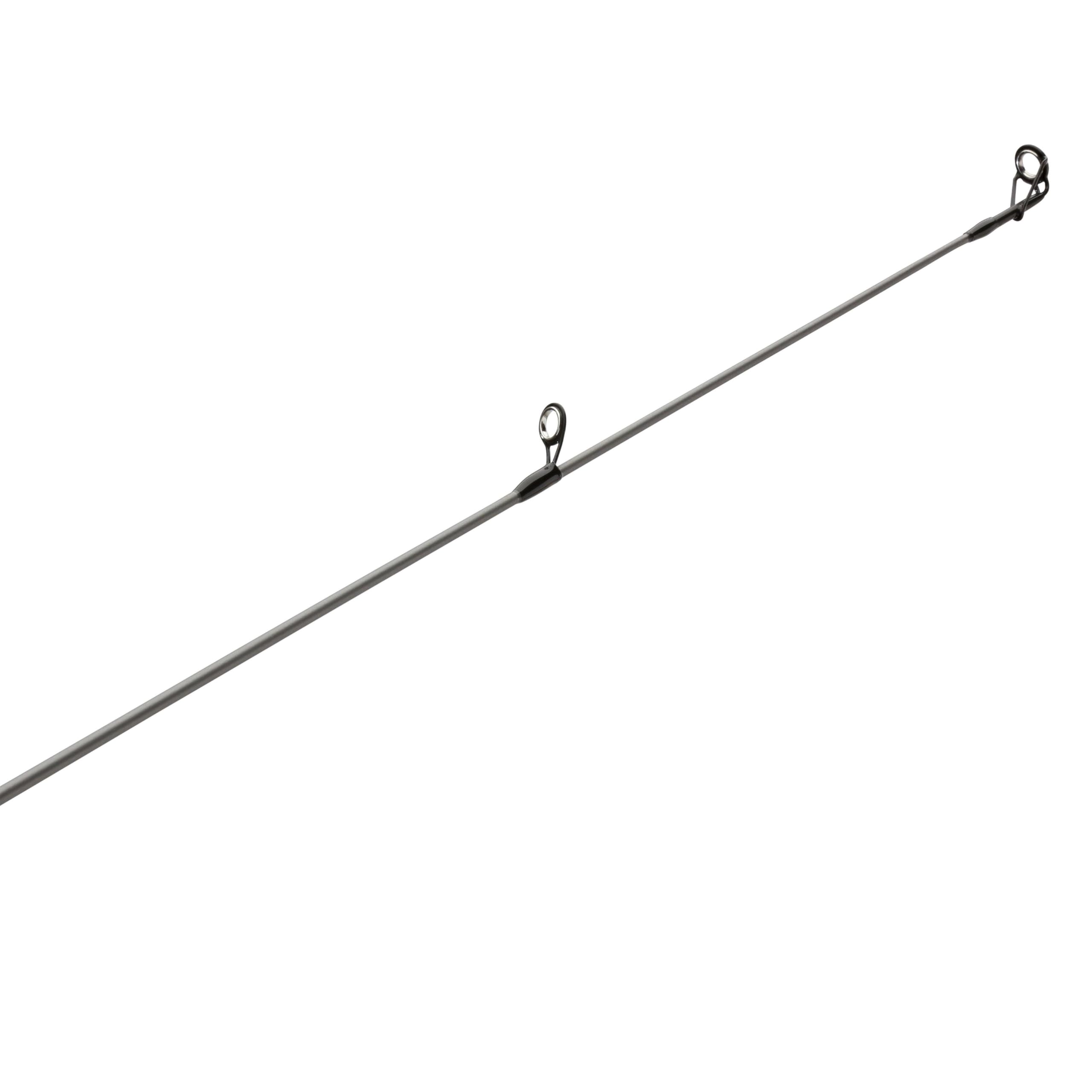 Abu Garcia Max X compact rod-reel combo on a fishing setup for versatile use.