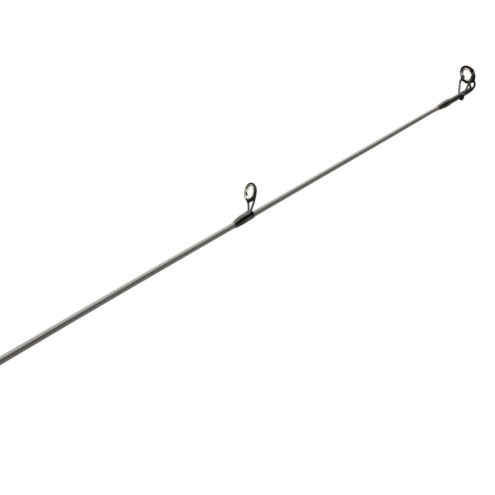 Abu Garcia Max X compact rod-reel combo on a fishing setup for versatile use.
