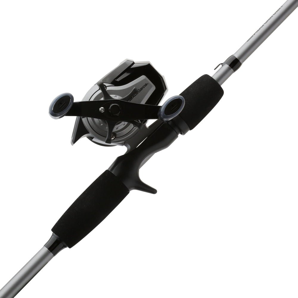 Abu Garcia Max X spincast reel close-up highlighting compact design for comfortable casting.