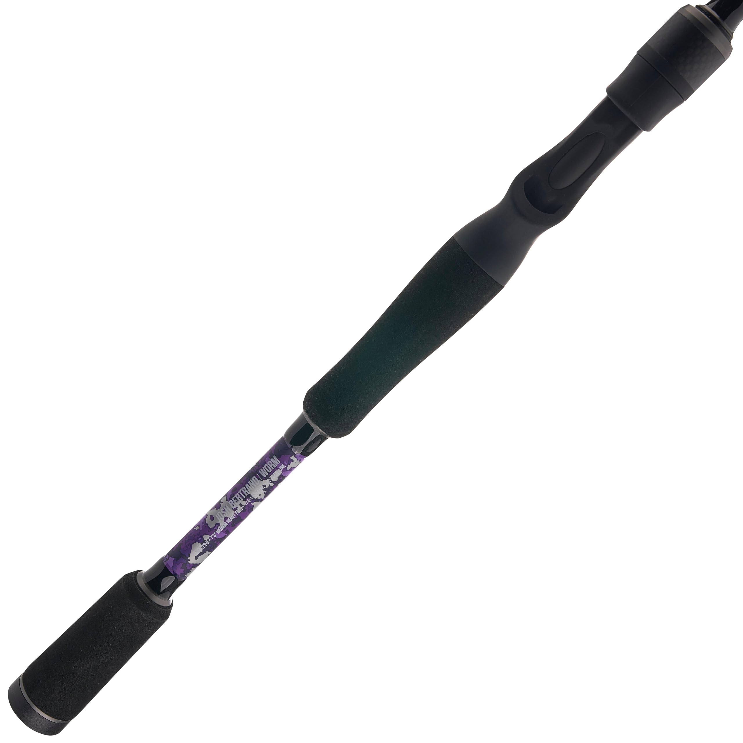 Abu Garcia Pro Series Casting Rod titanium guides with zirconia inserts.