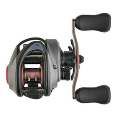 Abu Garcia Revo 5 SX RKT drag system with 18 lb max drag for controlled plays.