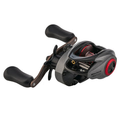 Abu Garcia Revo 5 SX RKT frame closeup showing lightweight X2-Cräftic alloy strength.