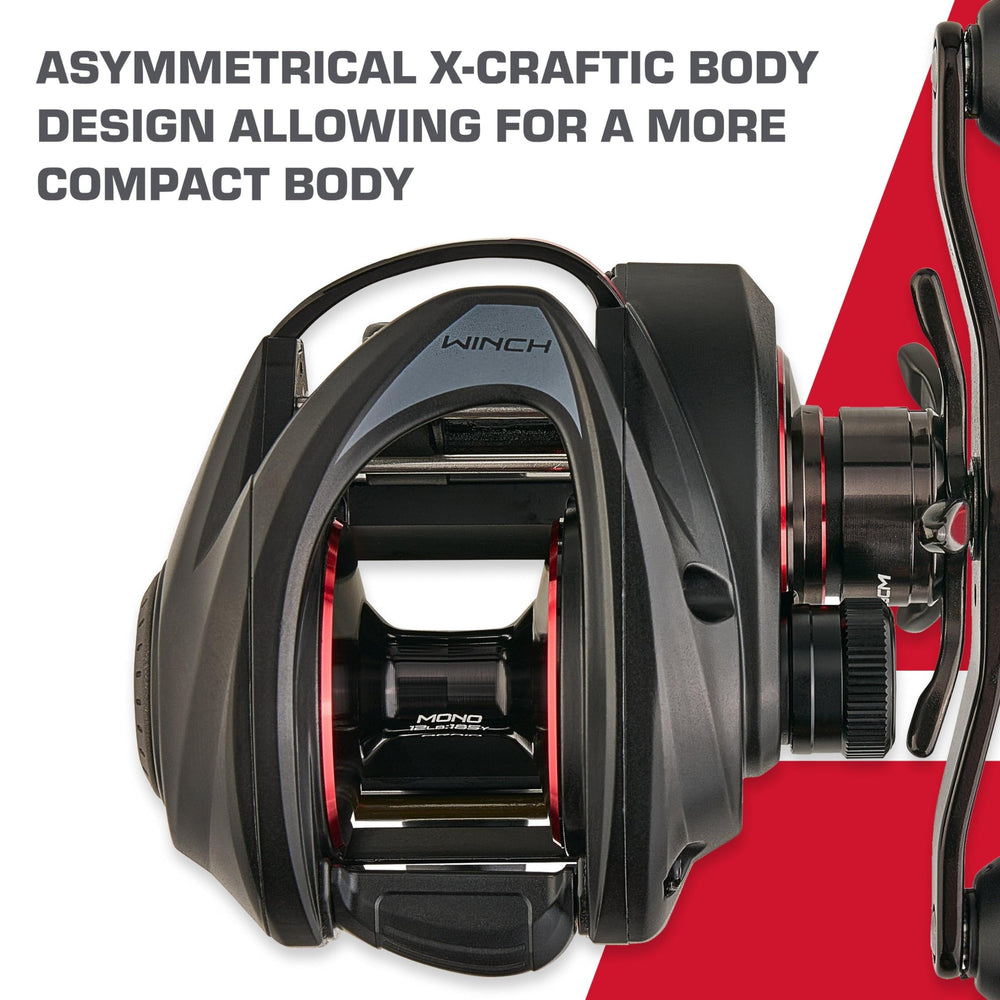 Abu Garcia Revo 5 Winch ample line capacity supports longer casts and rigs.
