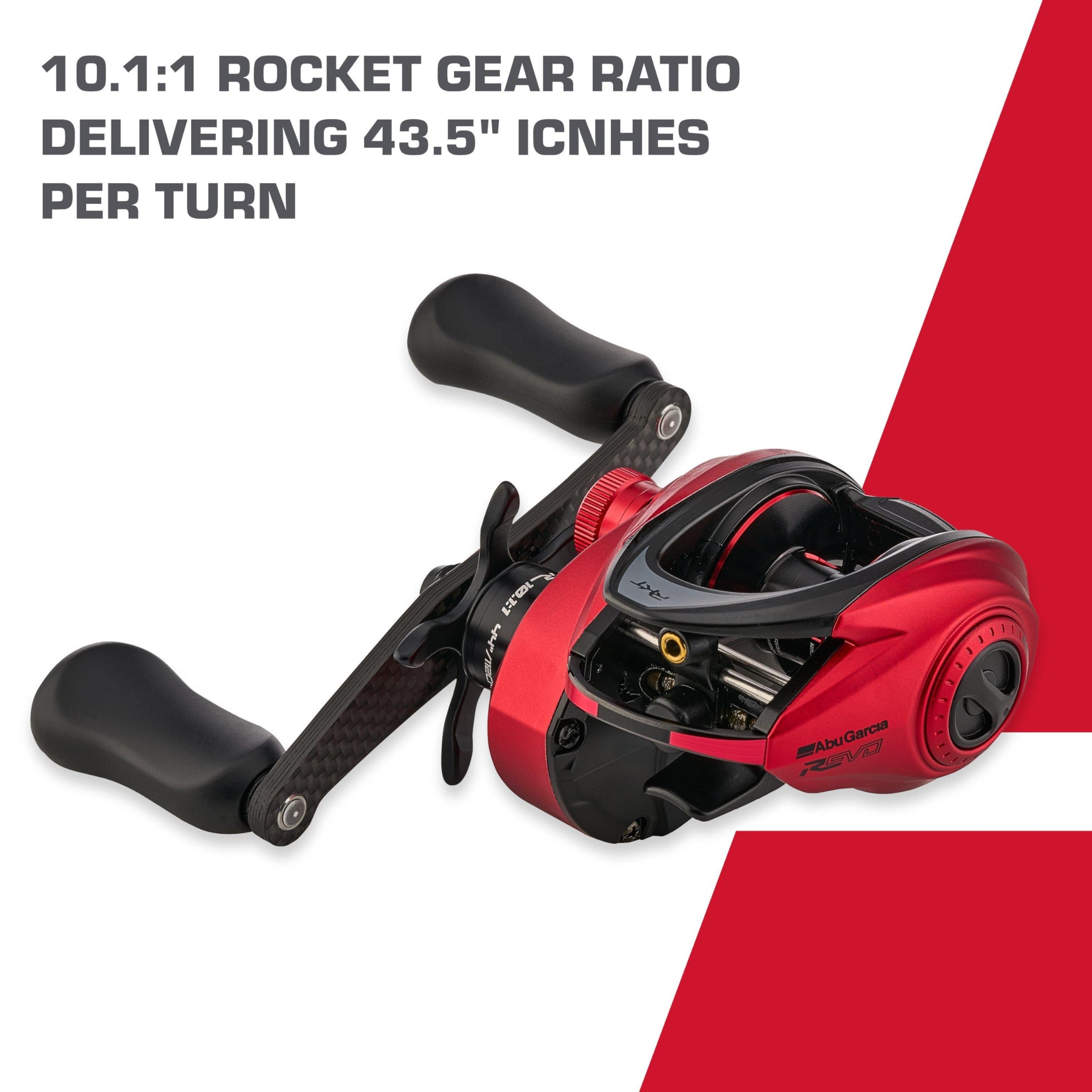 95 mm carbon handle improves torque and grip