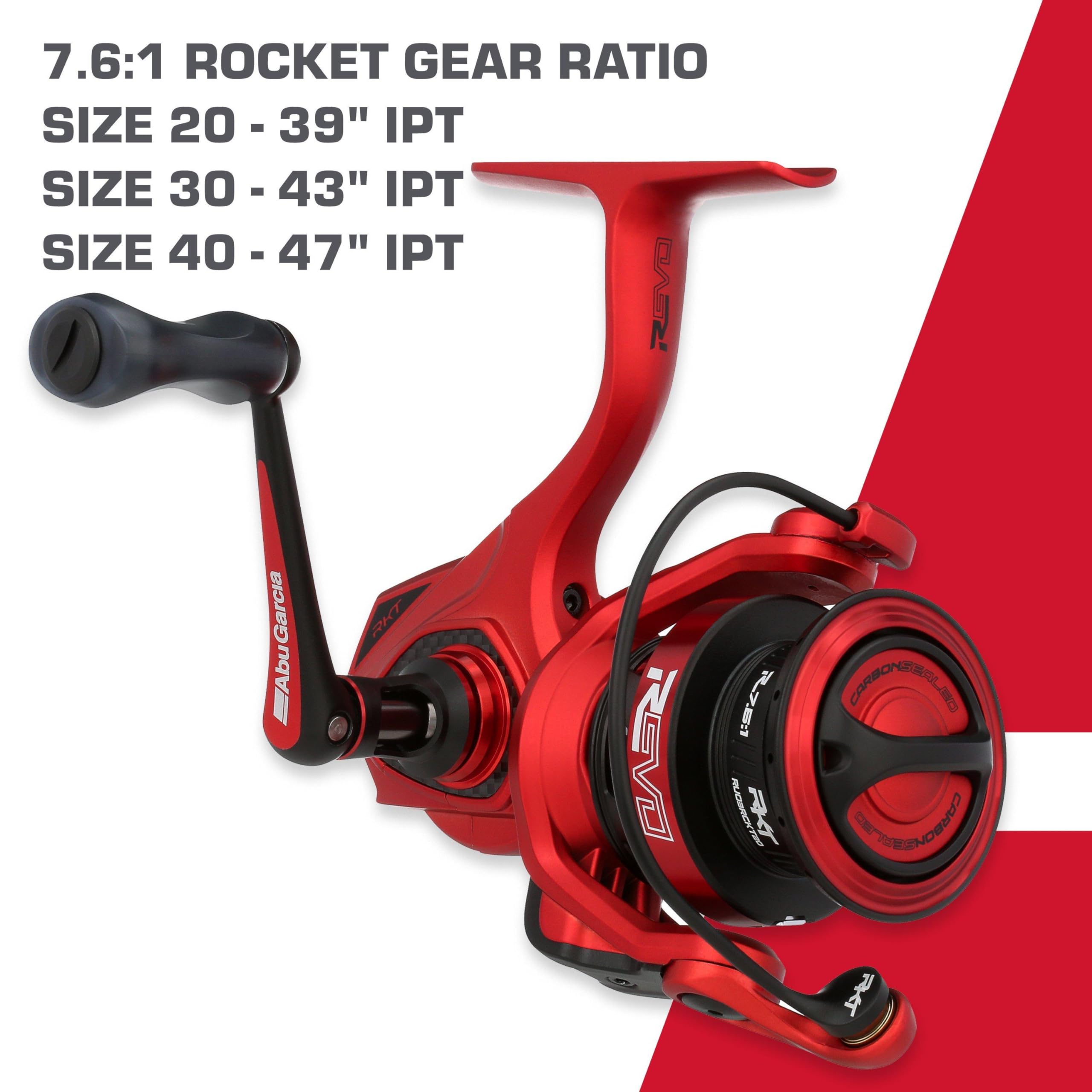 Revo Rocket mounted on rod during casting