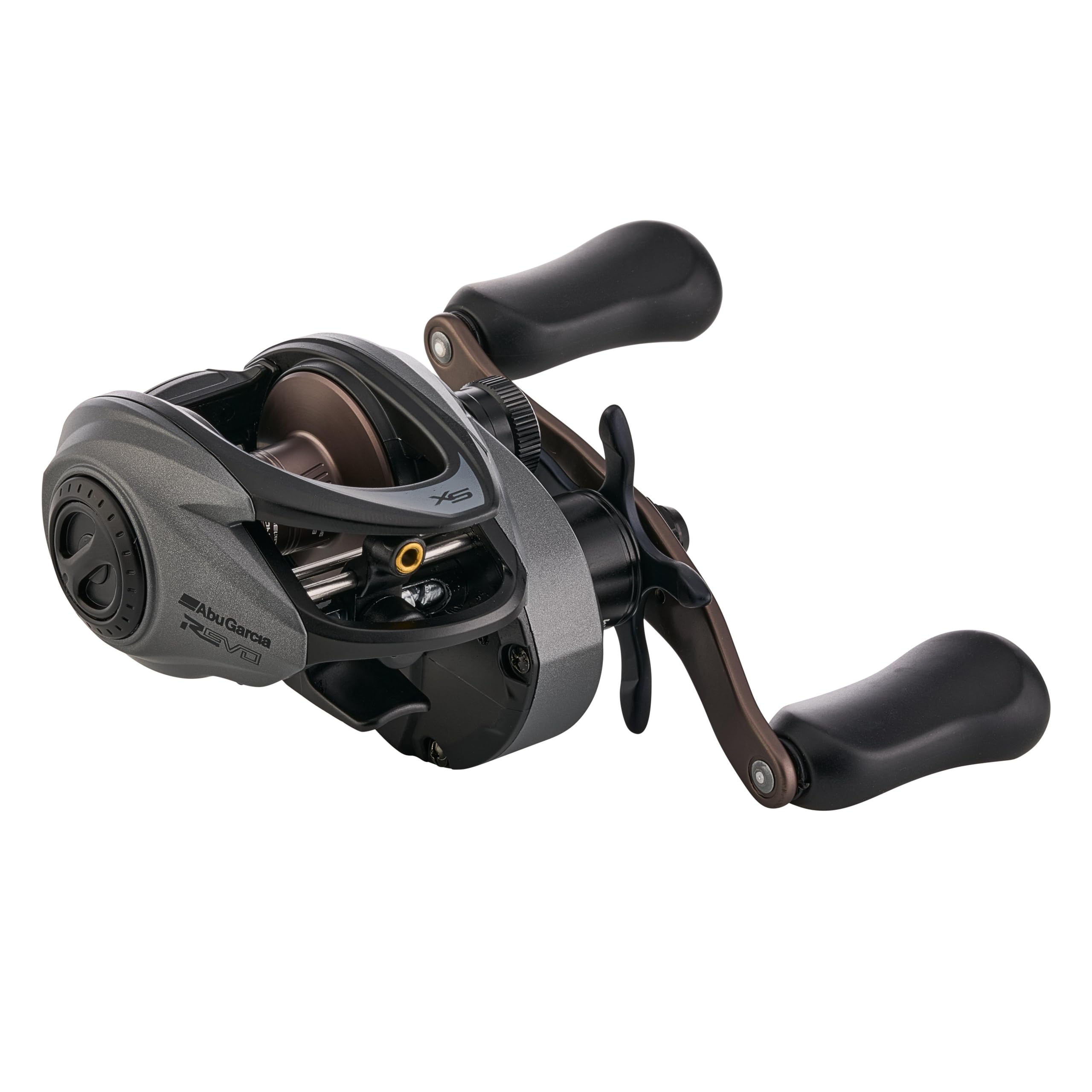 Left-profile view of Abu Garcia Revo SX low profile baitcast reel