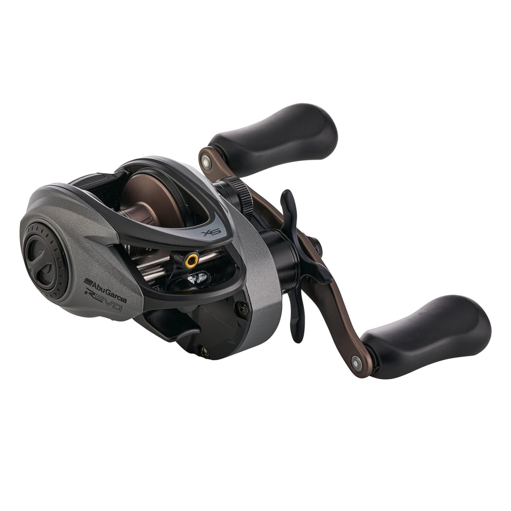 Left-profile view of Abu Garcia Revo SX low profile baitcast reel