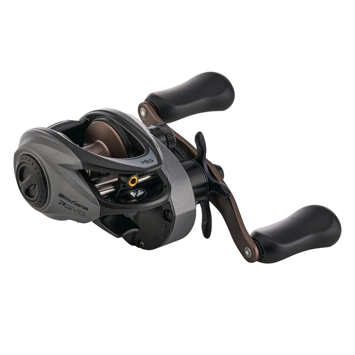 Left-profile view of Abu Garcia Revo SX low profile baitcast reel