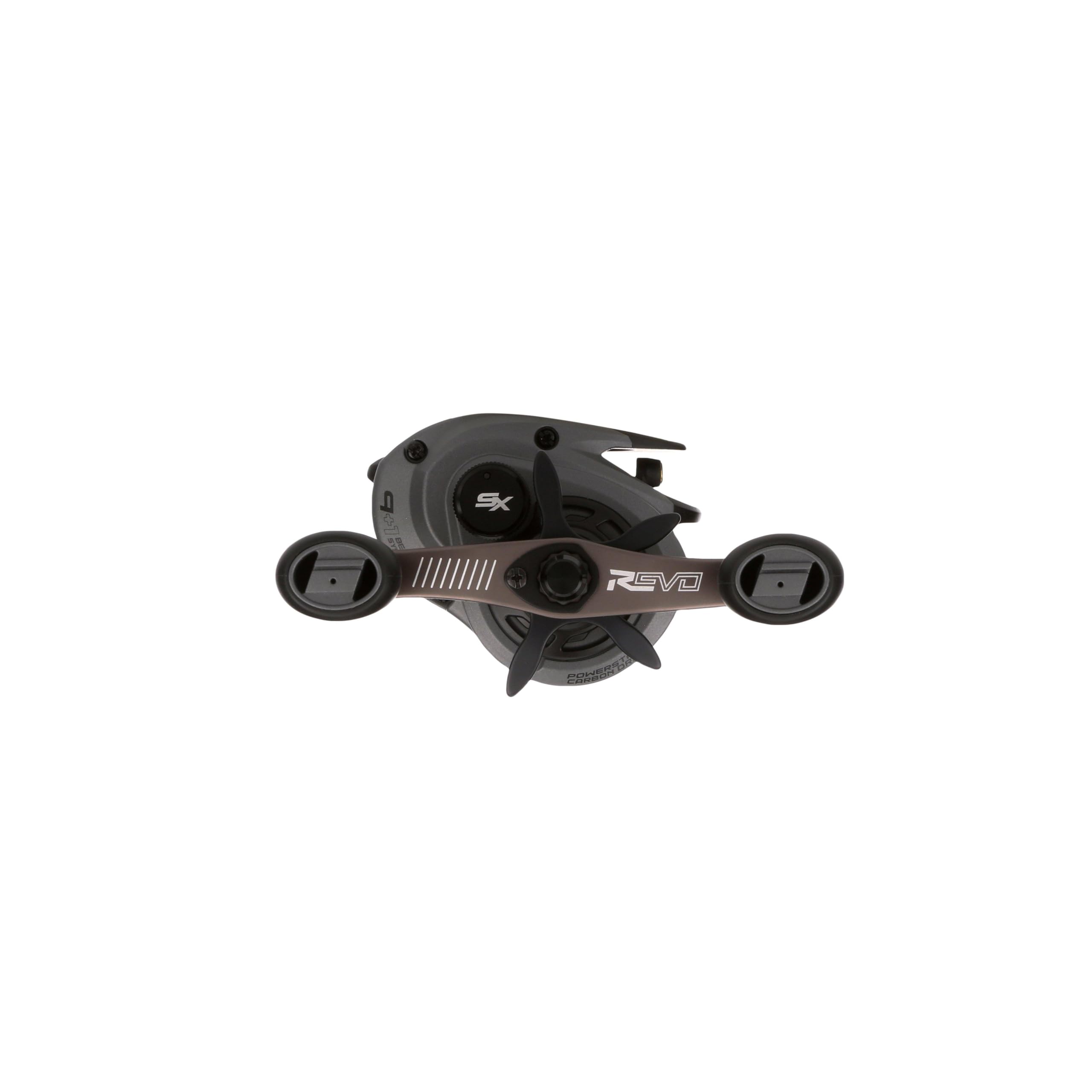 Revo SX 25 lb Power Stack Carbon Matrix drag label
