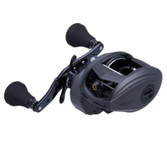 Abu Garcia Revo Toro Beast 60LP reel in black and smoke with right-hand retrieve