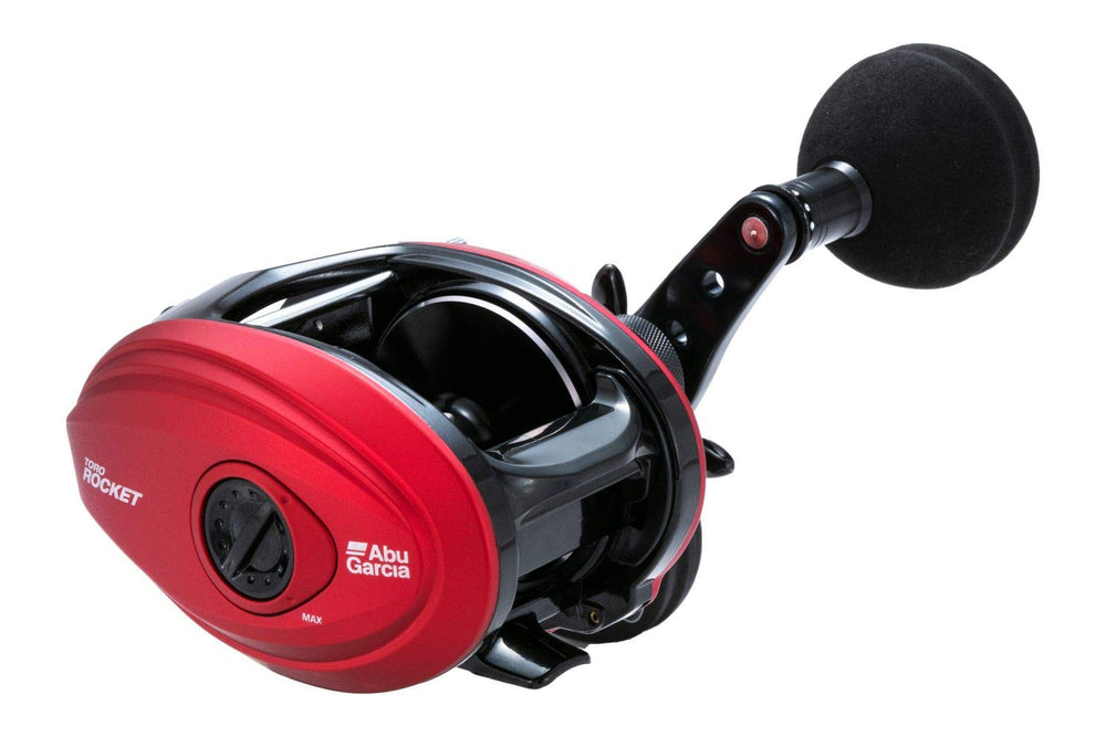 Abu Garcia Revo Toro Rocket LP reel braid capacity hinting at longer casts.