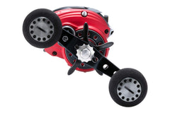 Abu Garcia Revo Toro Rocket LP reel handle demonstrates extended power for tough bites.