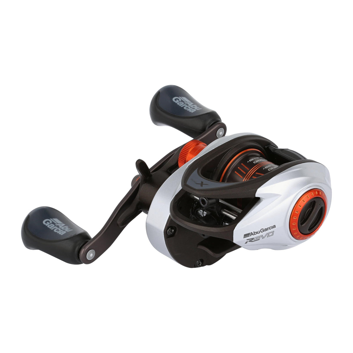 Abu Garcia Revo X BFS low-profile frame provides lightweight strength for all-day casting.