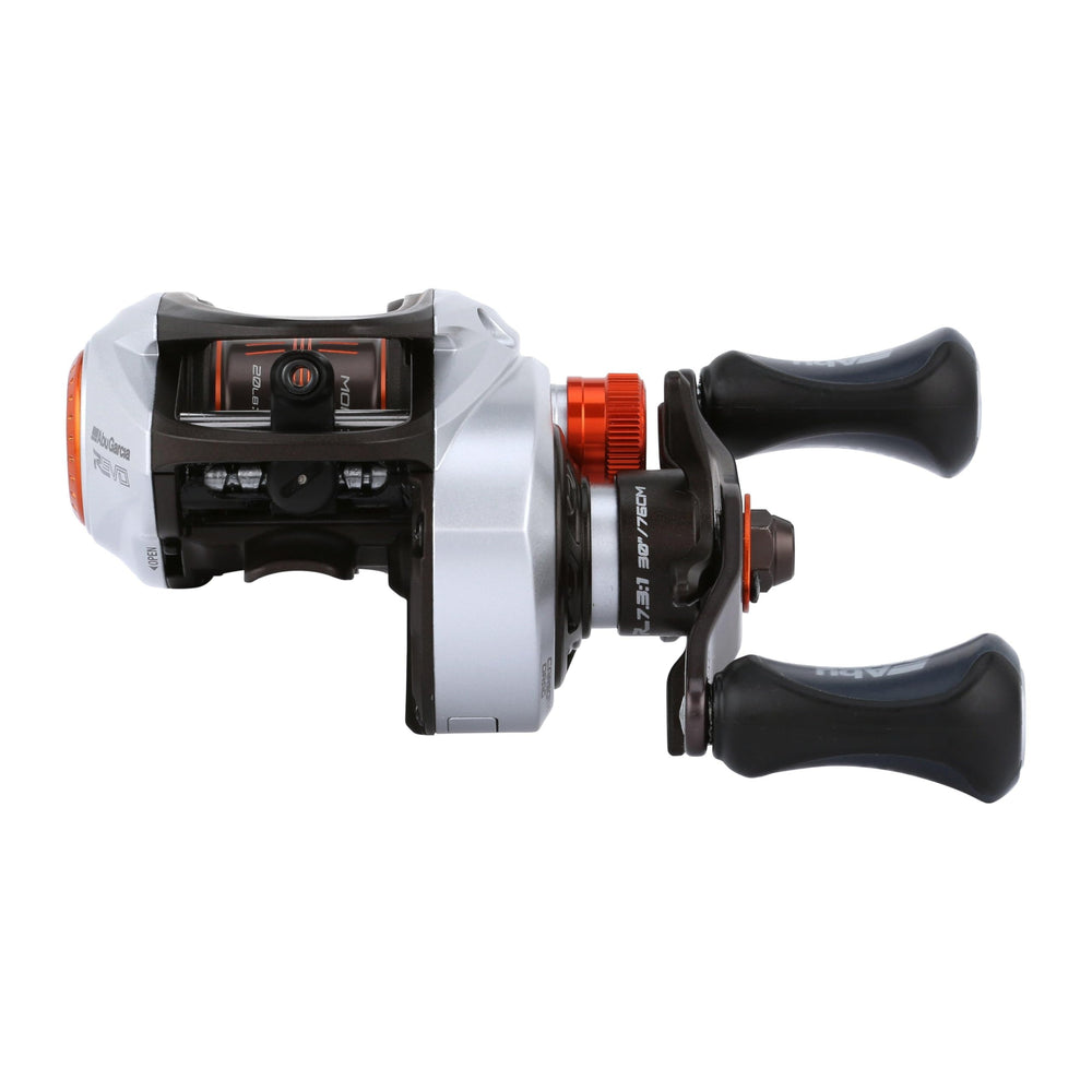 Abu Garcia Revo X BFS Low Profile Reel braking system close-up with external adjustability