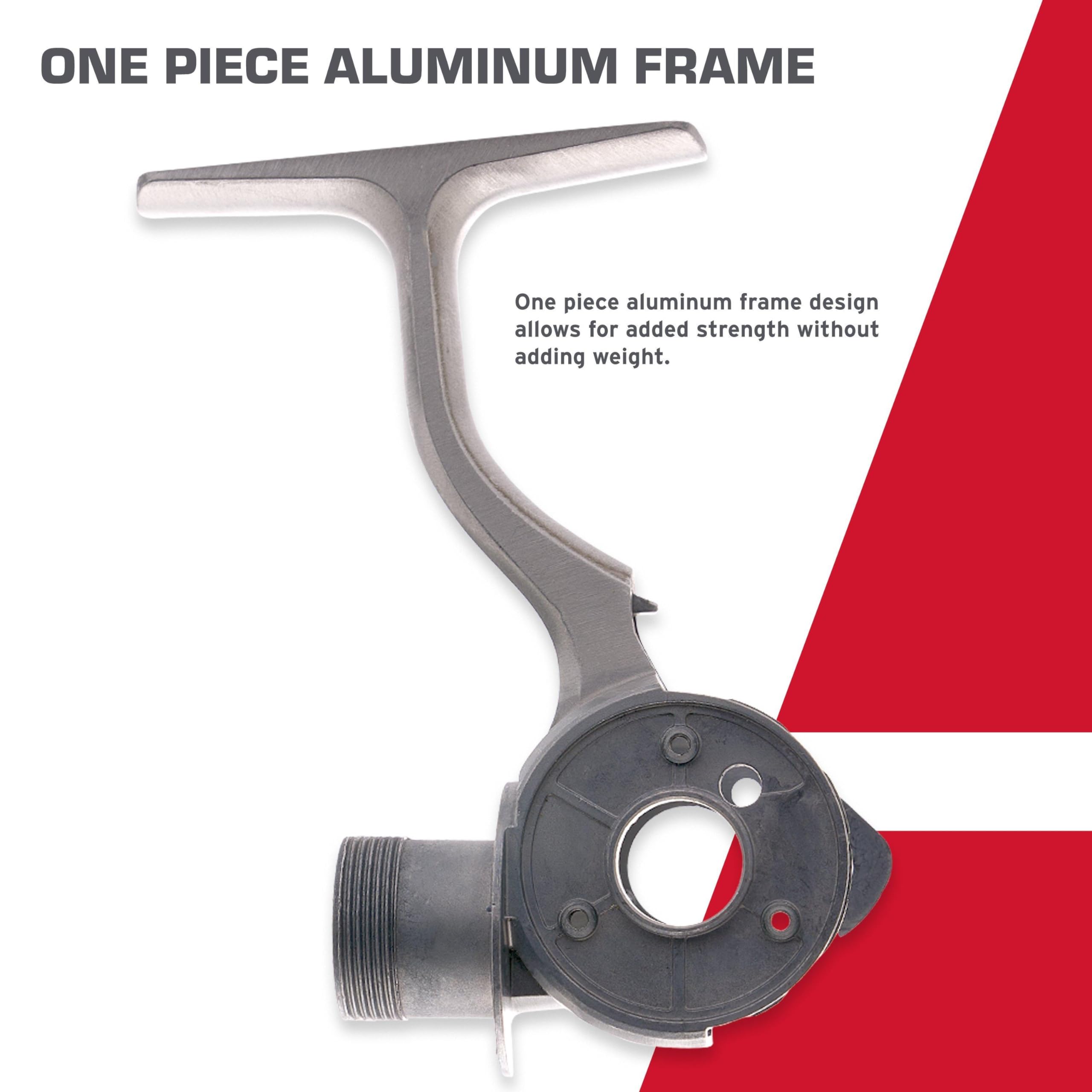 Abu Garcia Revo X bearings layout demonstrates 7 stainless steel bearings and instant anti-reverse.