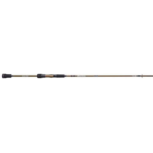 Abu Garcia ROCS casting system graphic demonstrates longer, smoother casts with lighter lures.