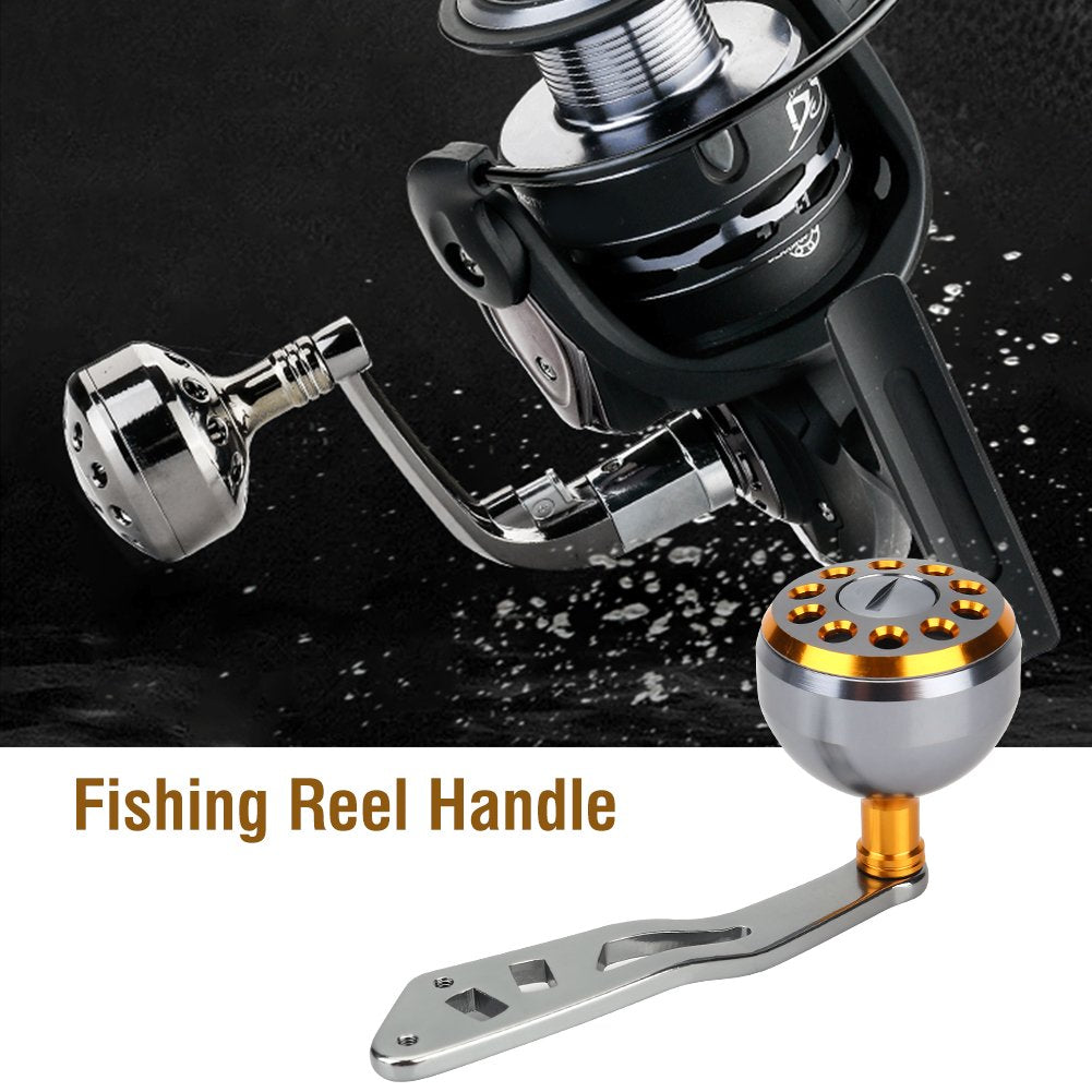 Blue color option for Abu round baitcast reel handle grip