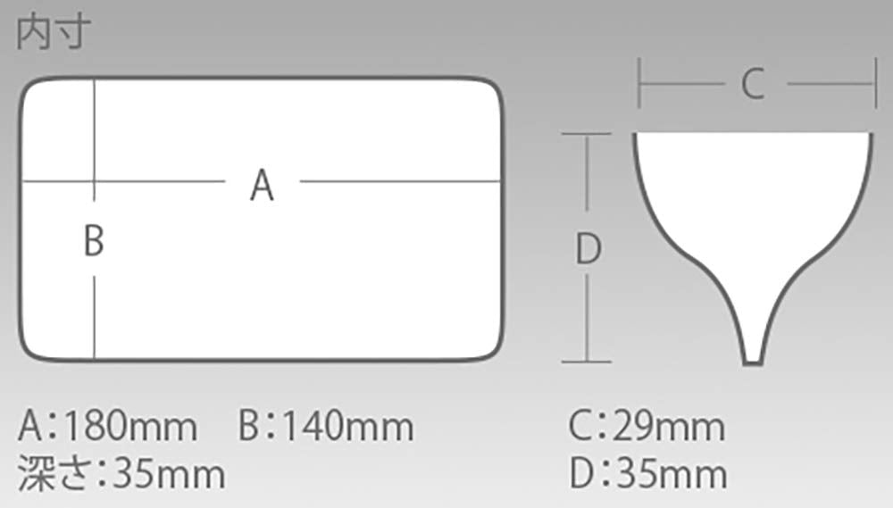 Inside view shows double-sided storage for five lures per side