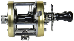 AbuGarcia Ambassadeur 5500CS champagne gold reel bakelite brakes detail