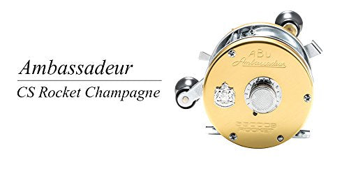 AbuGarcia Ambassadeur 5500CS champagne gold reel palming side brake in action