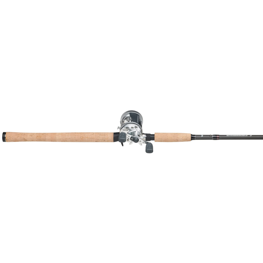 Ambassadeur S reel close-up highlighting precise gearing for smooth retrieves