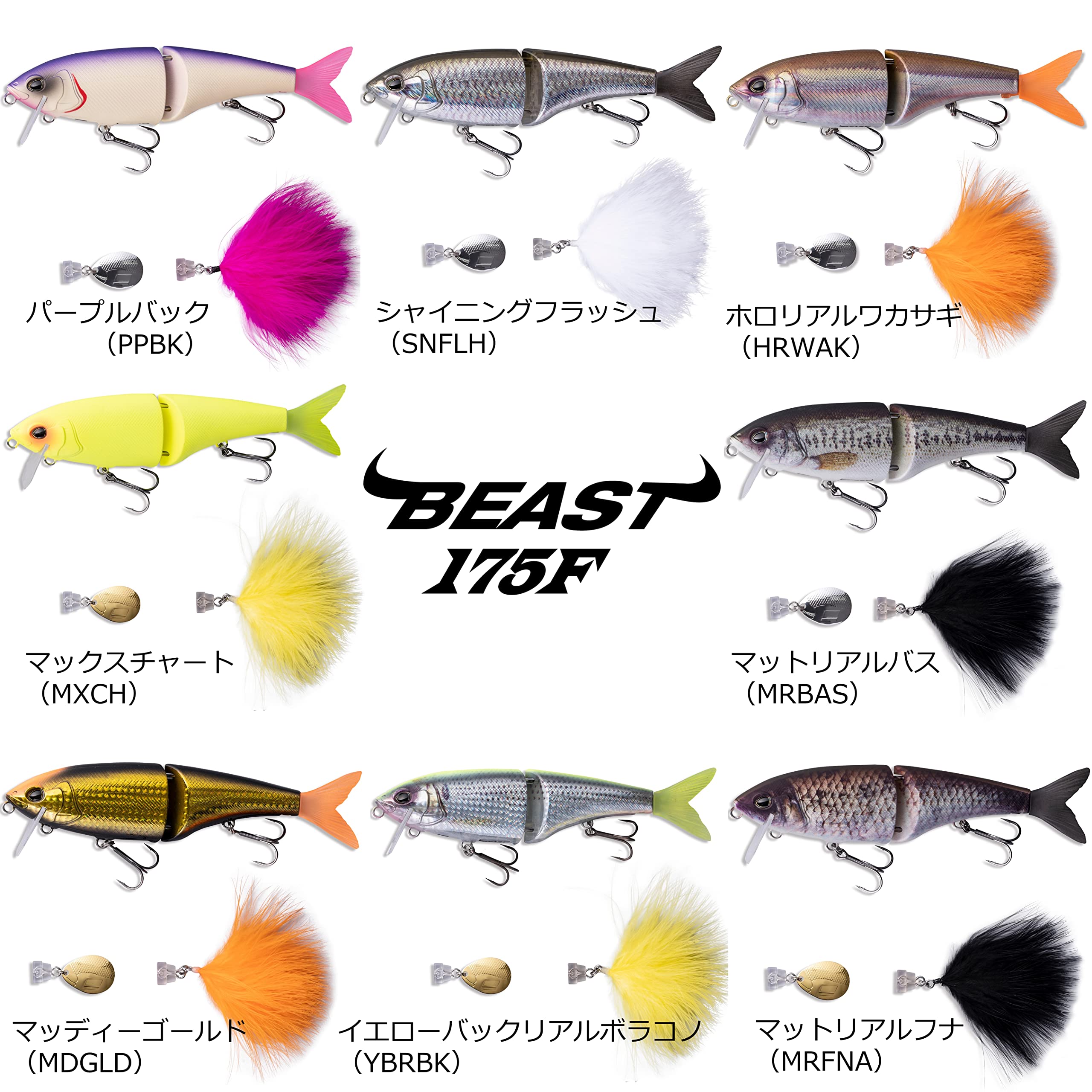 Includes replacement lips and tails in a dedicated baitpack
