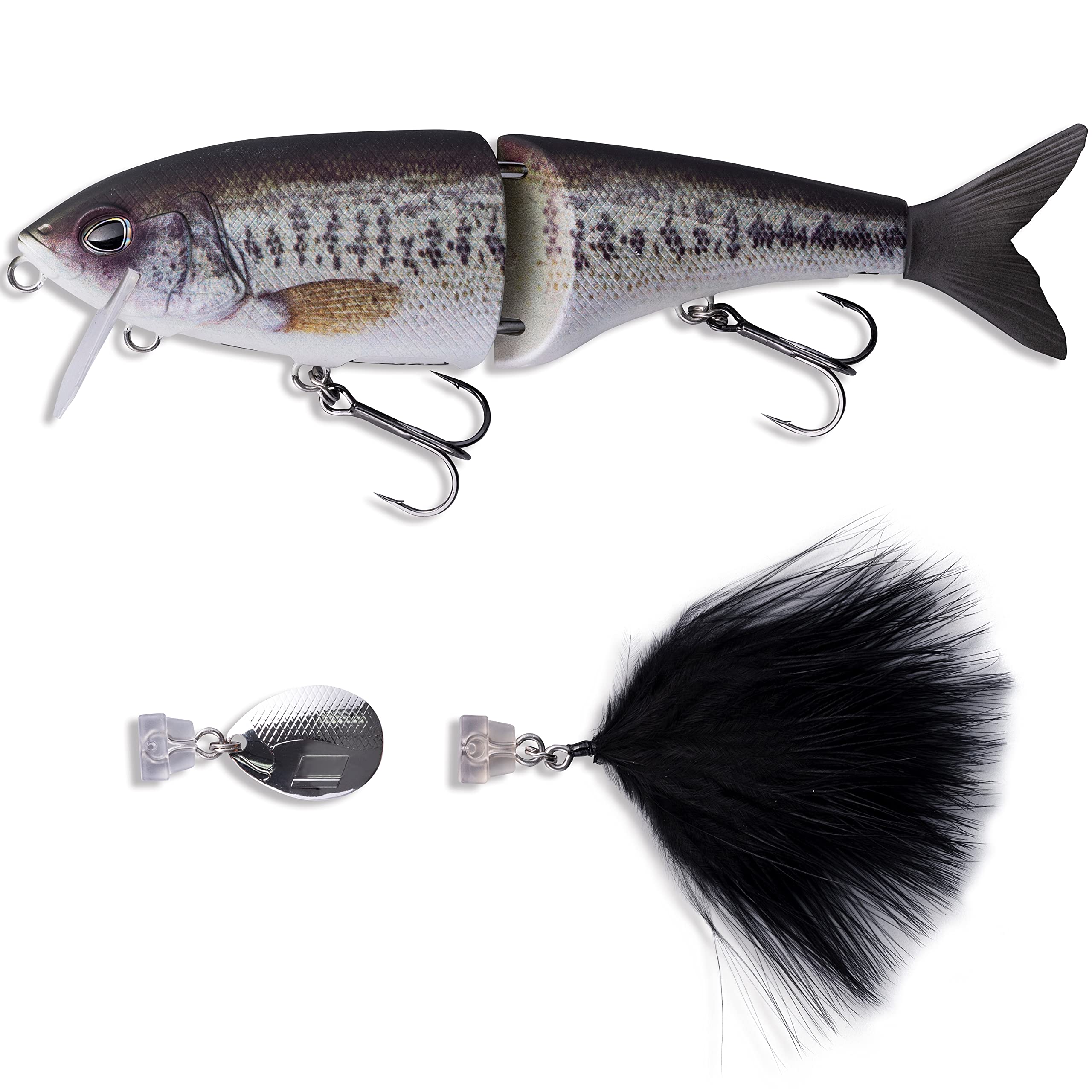 Abu Garcia Beast 175F front view, large topwater lure for bass performance