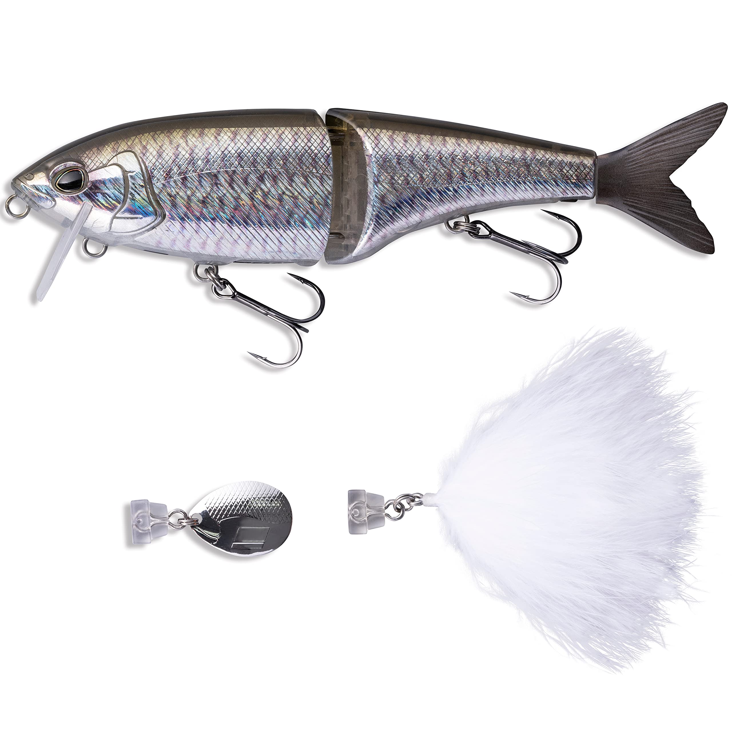 Abu Garcia Beast 175F lure with shining flash finish and glide action.
