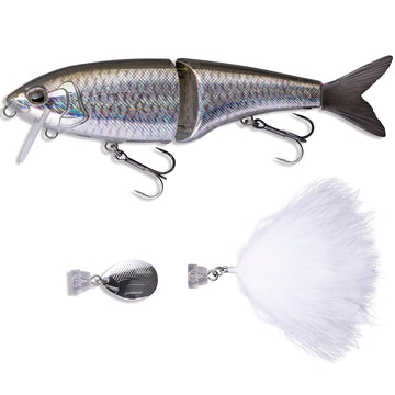Abu Garcia Beast 175F lure with shining flash finish and glide action.