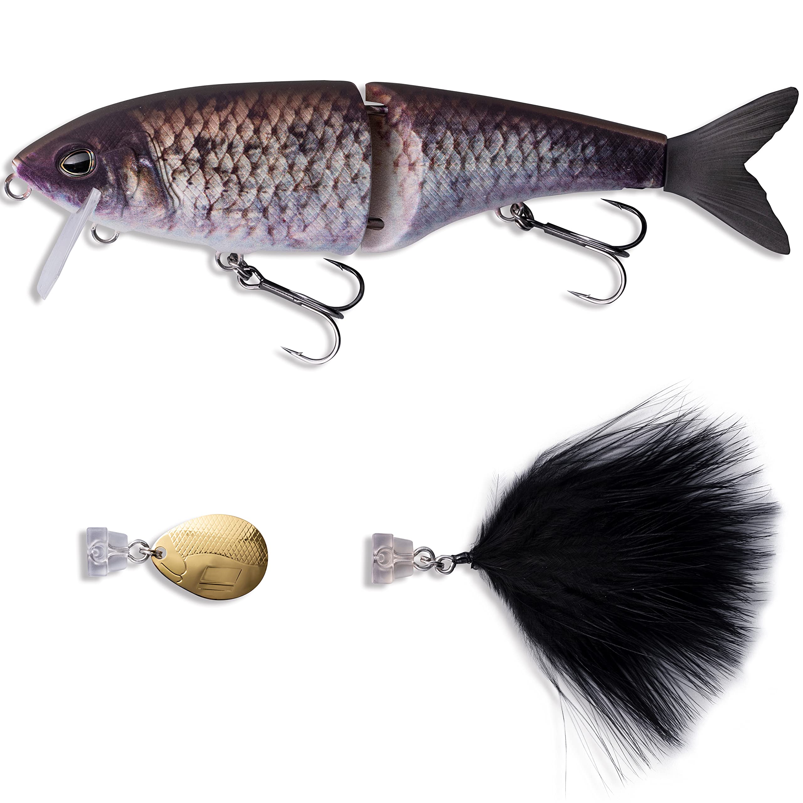 AbuGarcia Beast 175F topwater lure profile for bass and seabass appeal.