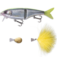 Abu Garcia Beast 175F yellow-back lure, ideal for big bass topwater performance.