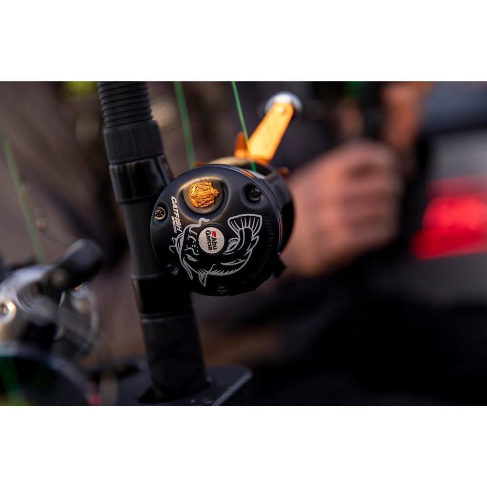 Abu Garcia C3 Catfish Special 6500-size reel ready for heavy-duty fishing