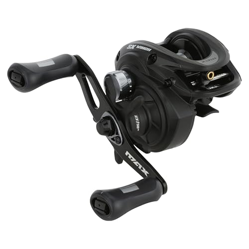 Abu Garcia Max SX Winch reel side view highlights smooth casting and control.