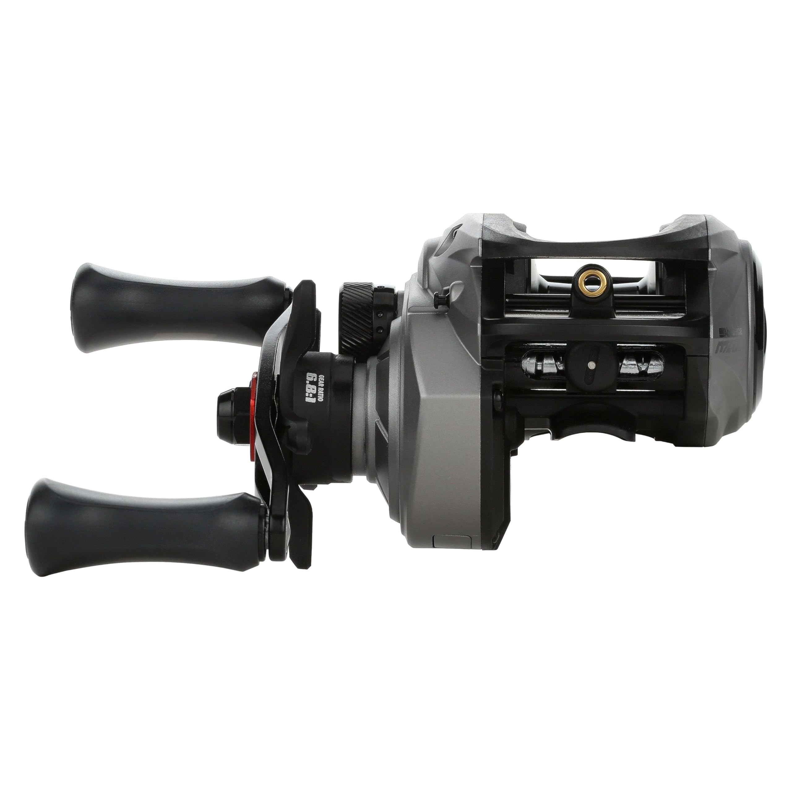 Abu Garcia Max X LP synthetic star drag for smooth setting and control.