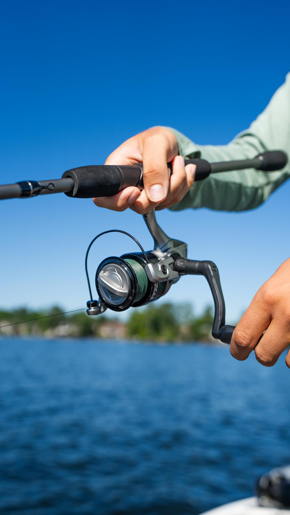 Abu Garcia Max X 6.5 lb max drag supports steady fighting power.
