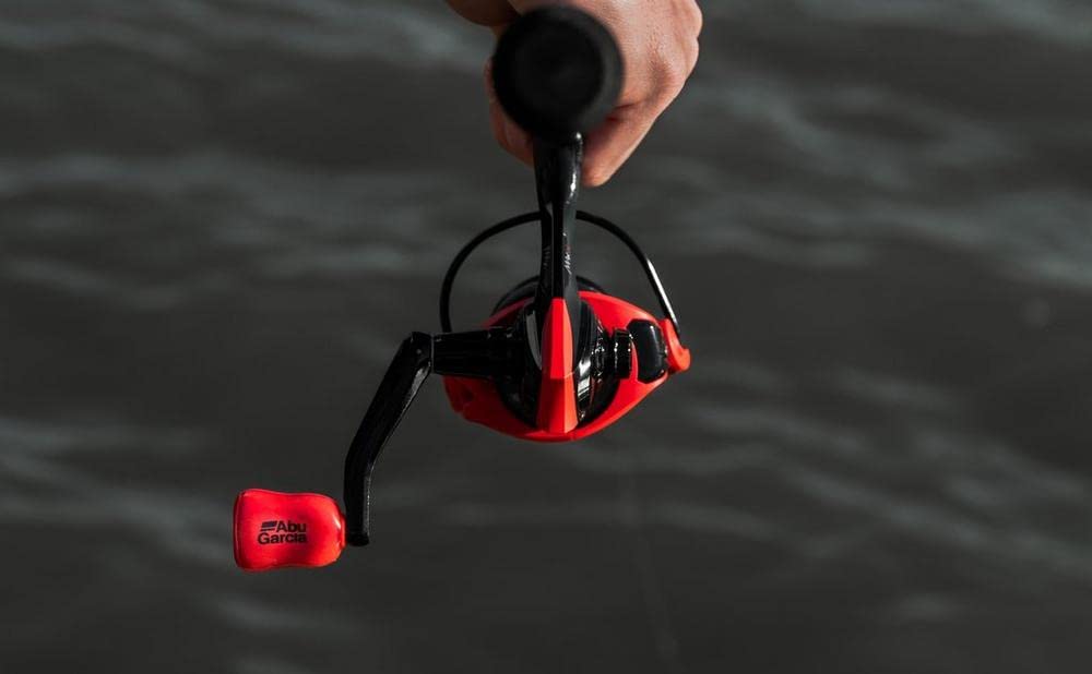 Abu Garcia Max X front drag set to 6.4 lb for control